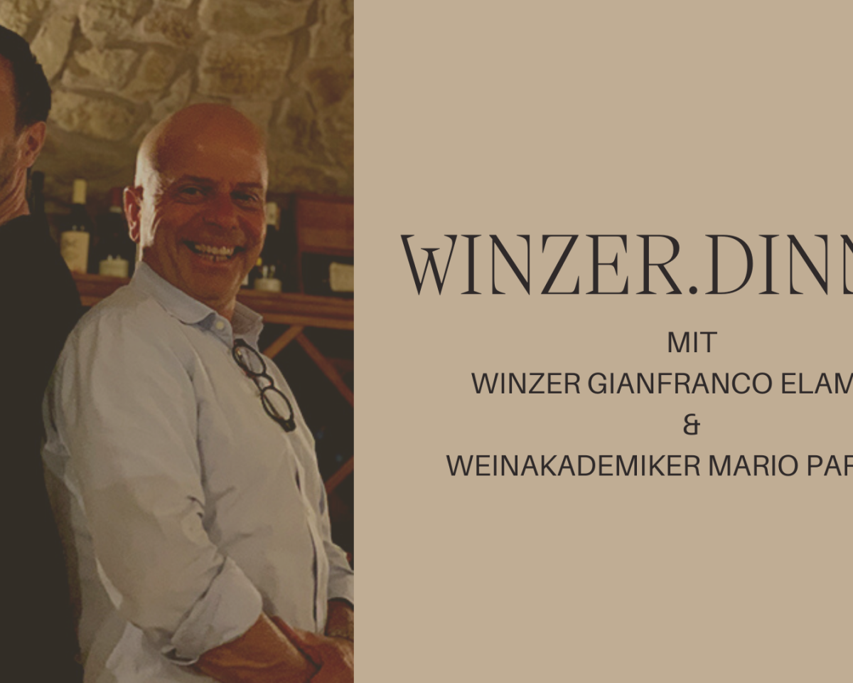 Dinner mit GIANFRANCO ELAMPINI und MARIO PARGGER