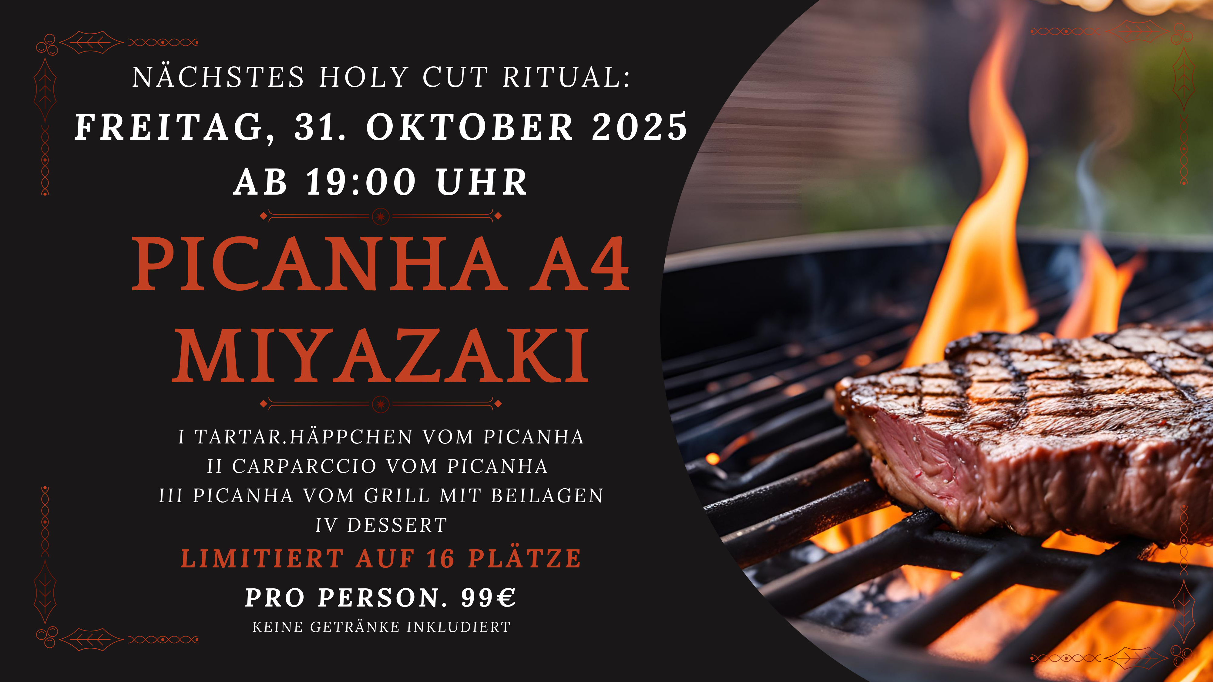 Holy Cut Steak Event am 31.10.2025